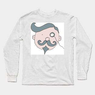 Bit of a Hipster Long Sleeve T-Shirt